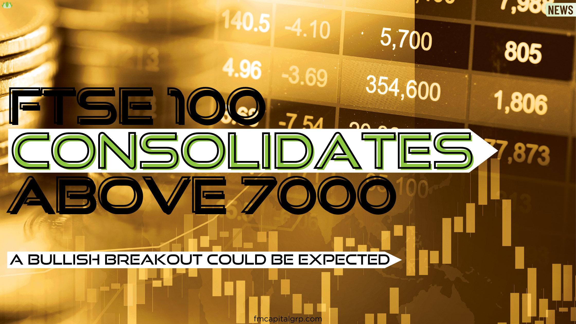 FTSE 100 Index consolidates above 7000