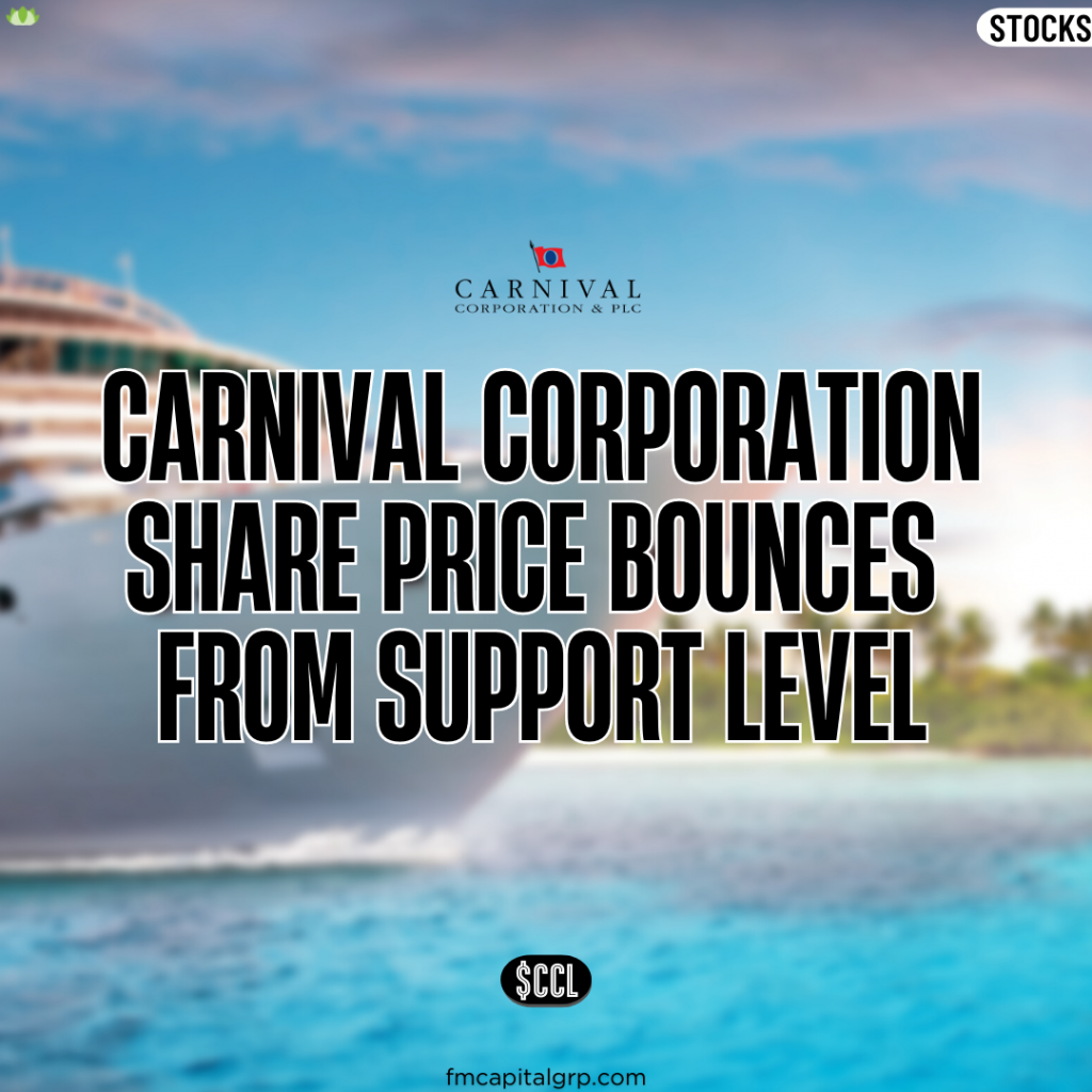 Carnival Corporation Share Price Bounces from Support Level Carnival Corporation Share Price Bounces from Support Level