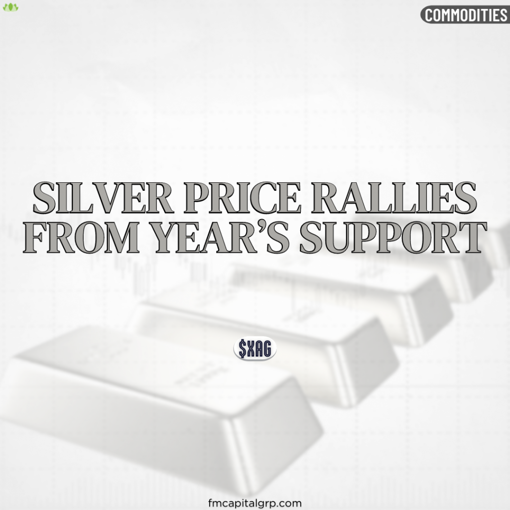 Silver Price Rallies From Year’s Support Silver Price Rallies From Year’s Support