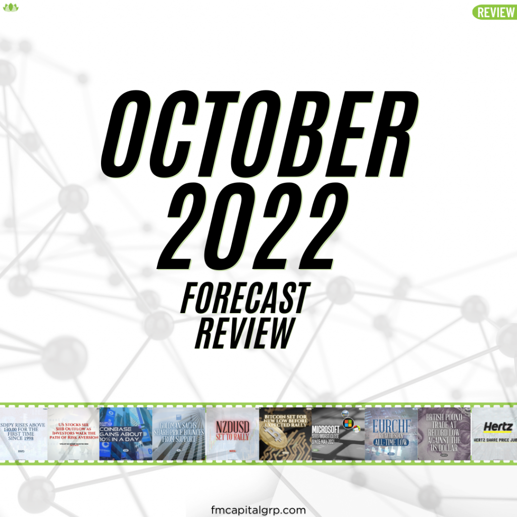 October 2022 Forecast Review October 2022 Forecast Review