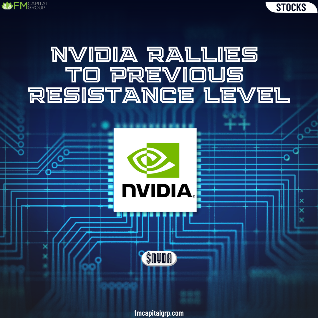NVIDIA rallies to previous Resistance level