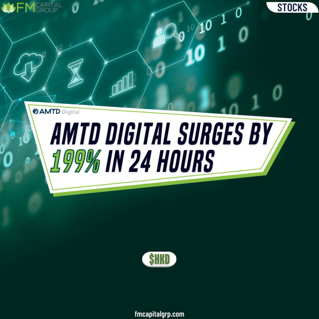 AMTD Digital Surges by 199% in 24 hours AMTD Digital Surges by 199% in 24 hours