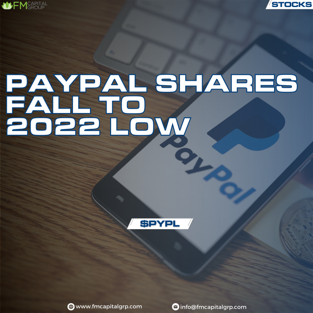 Papypal  Shares Fall To 2022 Low