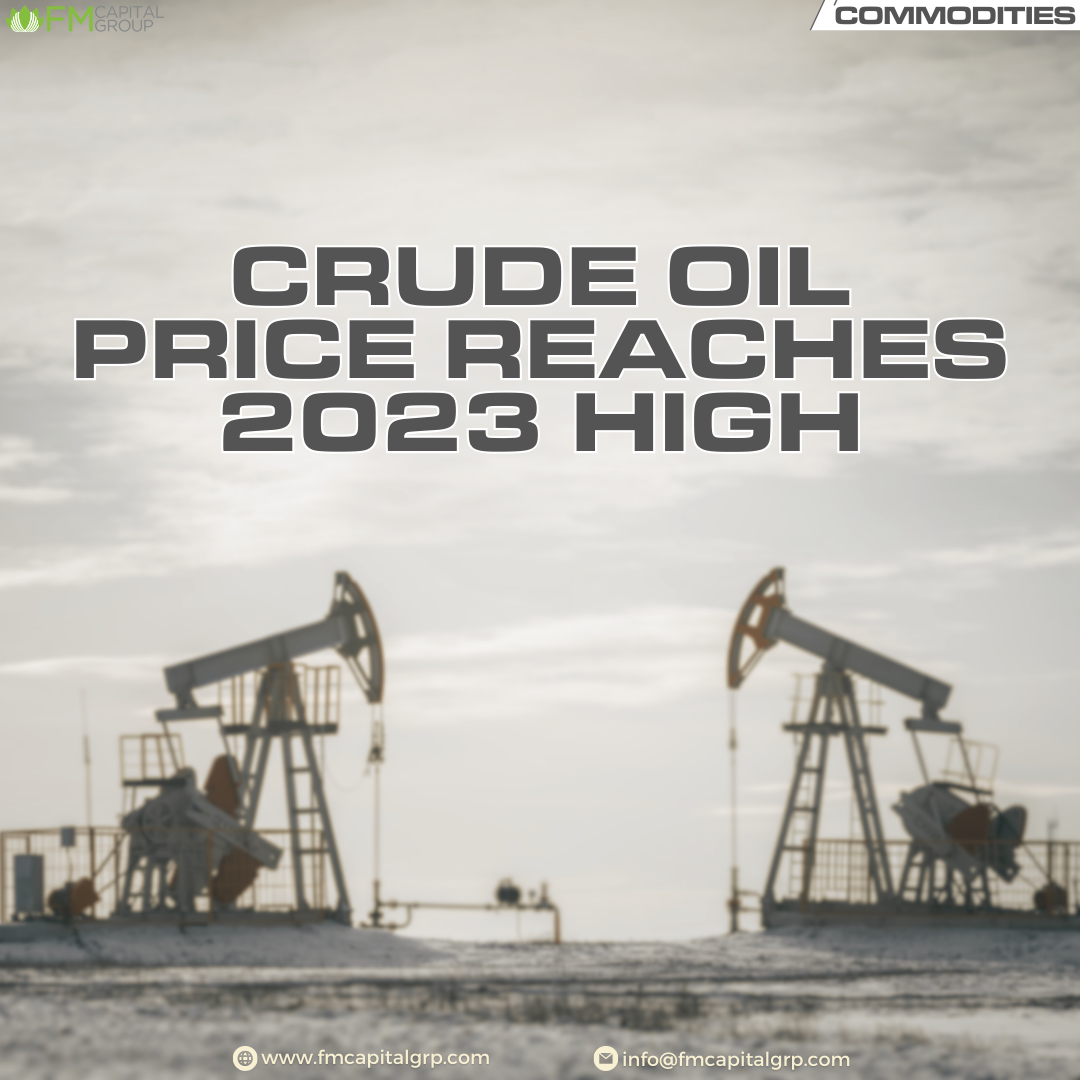 Crude Oil Price Reaches 2023 High