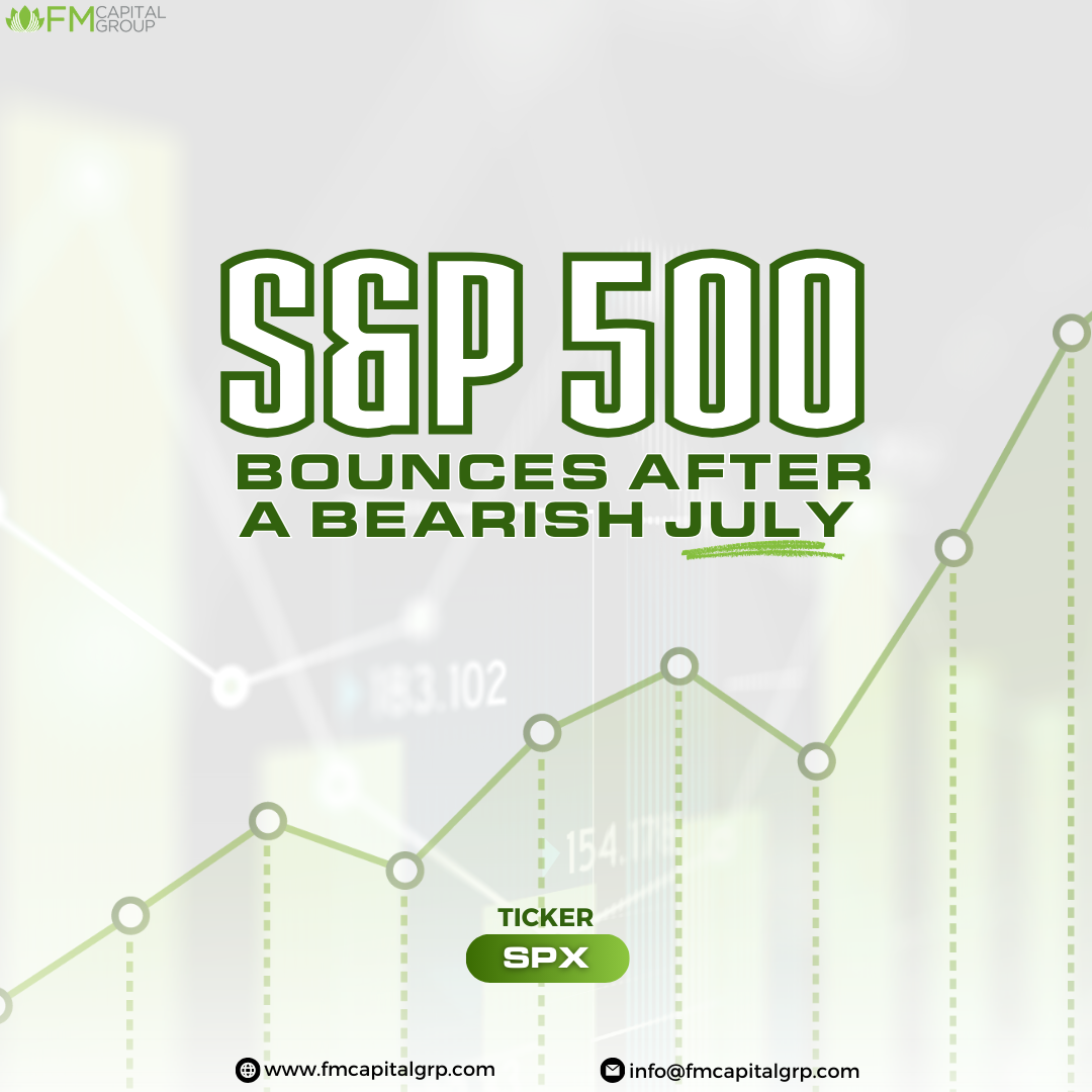 S&P 500 Bounces After A Bearish July